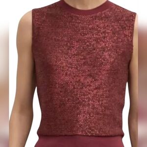 St.John Sequined Wool & Silk- Blend Top...XS